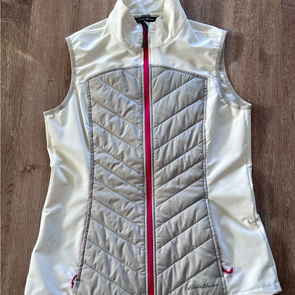 Eddie Bauer Part Puffer Vest Size Medium